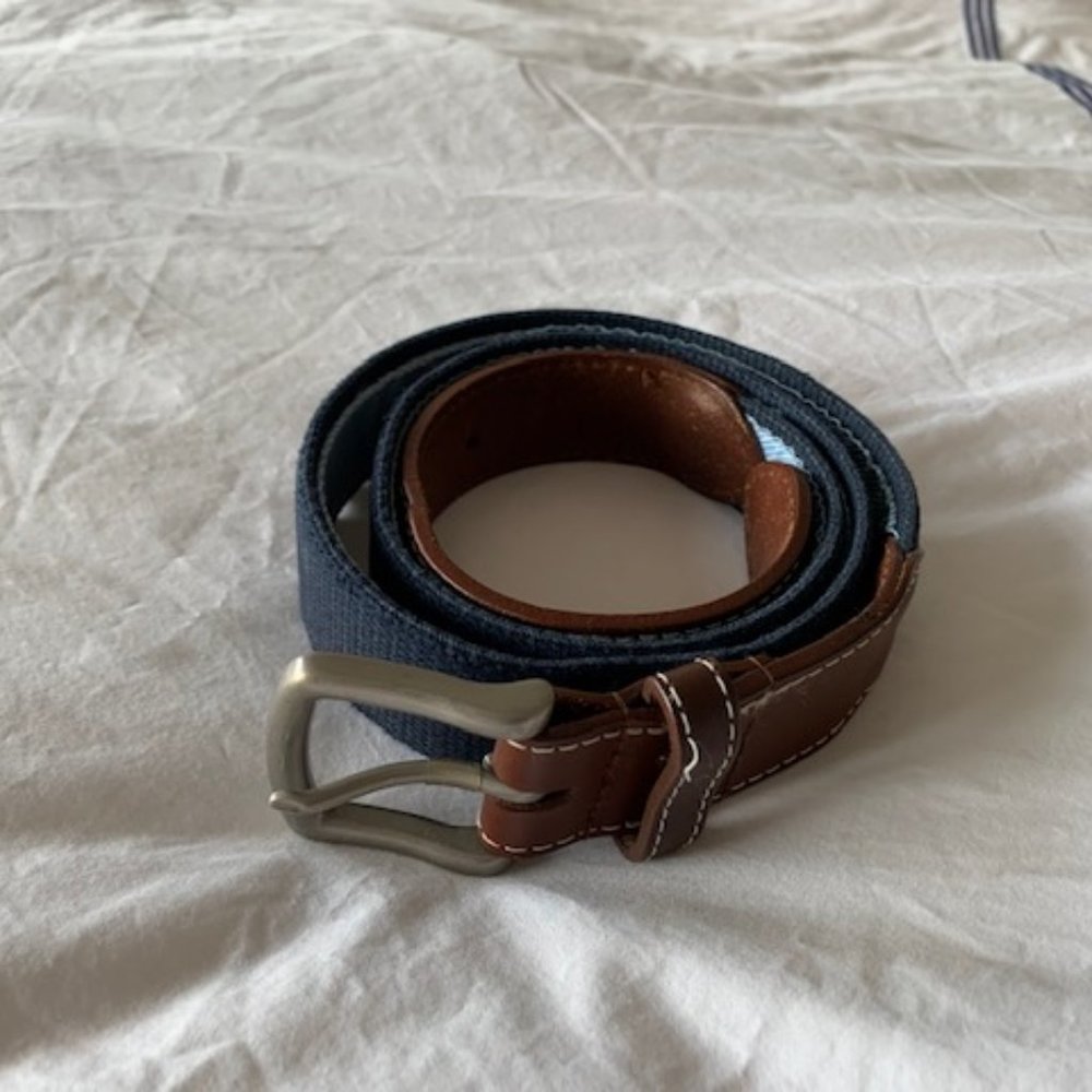Vineyard Vines Leather/Canvas Men's belt